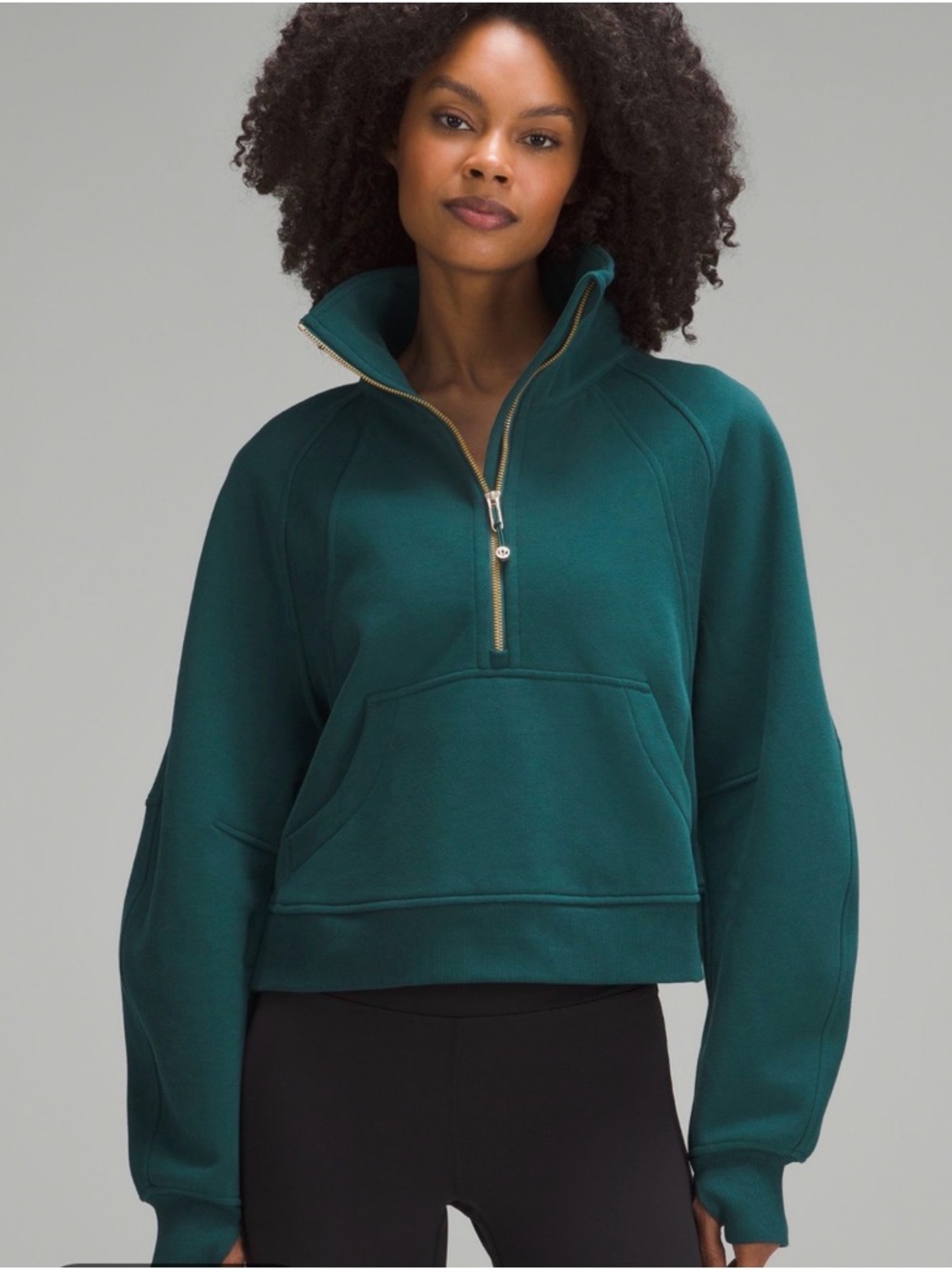 Scuba Oversized Funnel Neck Half Zip Gold
Zip - Storm Teal